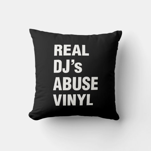 DJの実在ABUSE VINYL クッション (正面)