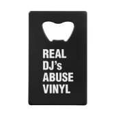 DJの実在ABUSE VINYL クレジットカード栓抜き (正面)