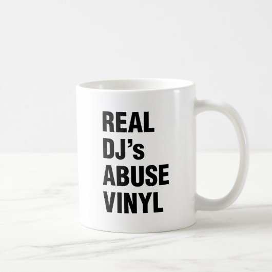 DJの実在ABUSE VINYL コーヒーマグカップ (右)