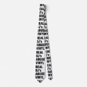 DJの実在ABUSE VINYL ネクタイ (正面)