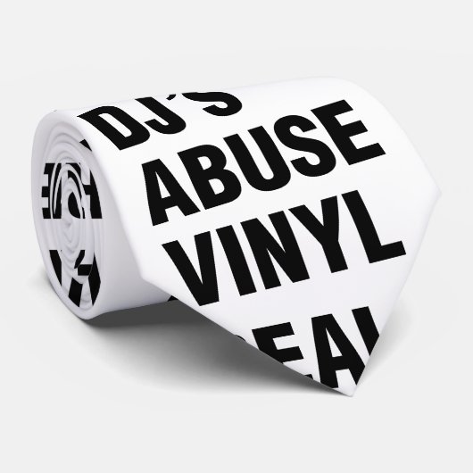 DJの実在ABUSE VINYL ネクタイ (ロール)