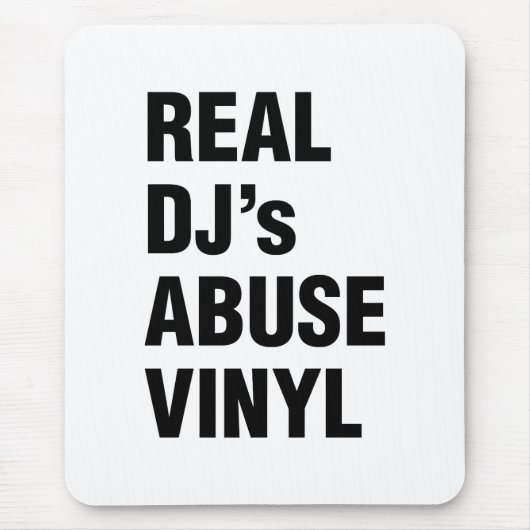 DJの実在ABUSE VINYL マウスパッド (正面)