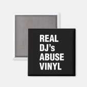 DJの実在ABUSE VINYL マグネット (正面/裏面)