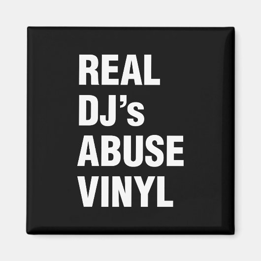 DJの実在ABUSE VINYL マグネット (正面)