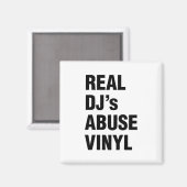 DJの実在ABUSE VINYL マグネット (正面/裏面)