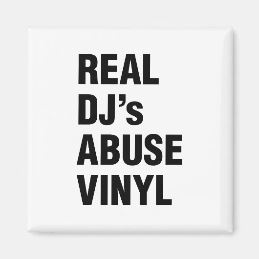 DJの実在ABUSE VINYL マグネット (正面)