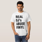 DJの実在ABUSE VINYL Tシャツ (正面フル)