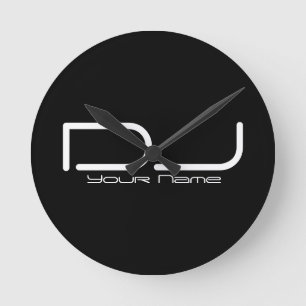 DJの柱時計 ラウンド壁時計