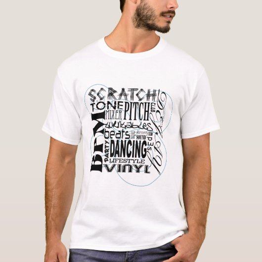 DJの生命 Tシャツ (正面)