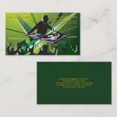 DJの緑の党の名刺 名刺 (正面/裏面)