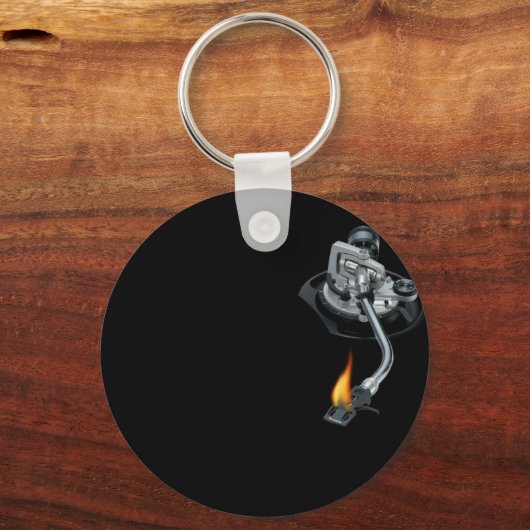 djの腕が燃えている キーホルダー (正面)