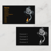 DJの腕の名刺 名刺 (正面/裏面)