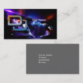 DJの音楽業界カード 名刺 (正面/裏面)