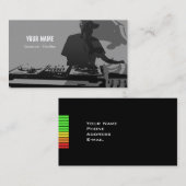 DJの音楽業界カード 名刺 (正面/裏面)