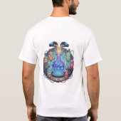 DJの魔法のTシャツ - 完璧なビートをミックス Tシャツ (裏面)