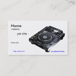 DJのbusinesscard 名刺