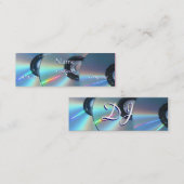 DJのCD名刺II スキニー名刺 (正面/裏面)