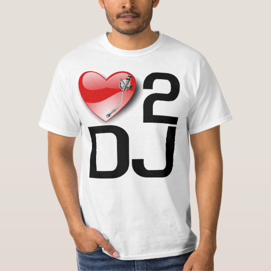 DJのTシャツへの愛 Tシャツ (正面)