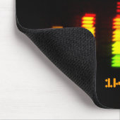 Djはあなたの一流のカスタムな平衡装置のバーEQを加えます マウスパッド (コーナー)