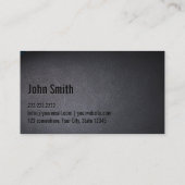 DJはっきりした文字ブカッコいいロクモダンミニマル 名刺 (裏面)