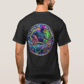 DJは世界を回す Tシャツ (裏面)