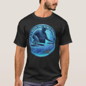 DJは世界を回す Tシャツ (正面)