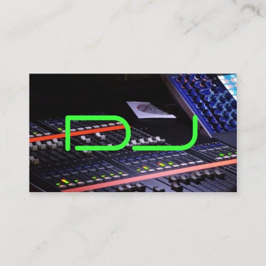 DJは冷却します 名刺 (正面)