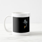 djは火で武装します コーヒーマグカップ (左)