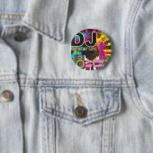 DJは私の生命を救いました 缶バッジ (インサイチュ)
