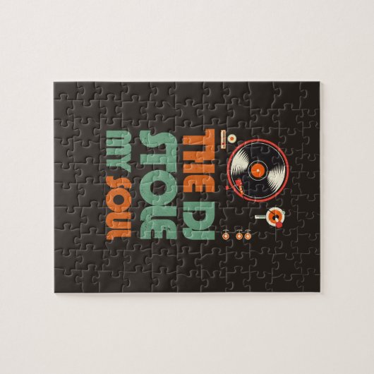 DJは私の精神を盗みました ジグソーパズル (横)