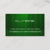 DJは緑化します 名刺 (裏面)