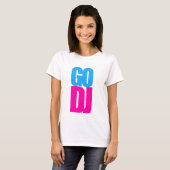 DJは行きます Tシャツ (正面フル)