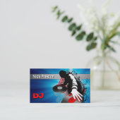 DJは| DJファンキーなビートを混合します 名刺 (スタンド正面)