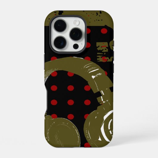 djを電話して下さい iPhoneケース (裏面)