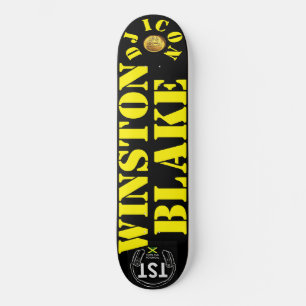 DJアイコンWINSTON BLAKE 8 1/4"スケートボードデッキ スケートボード