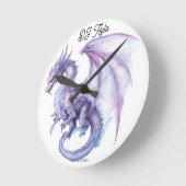 DJアイラドラゴン ラウンド壁時計 (傾斜)