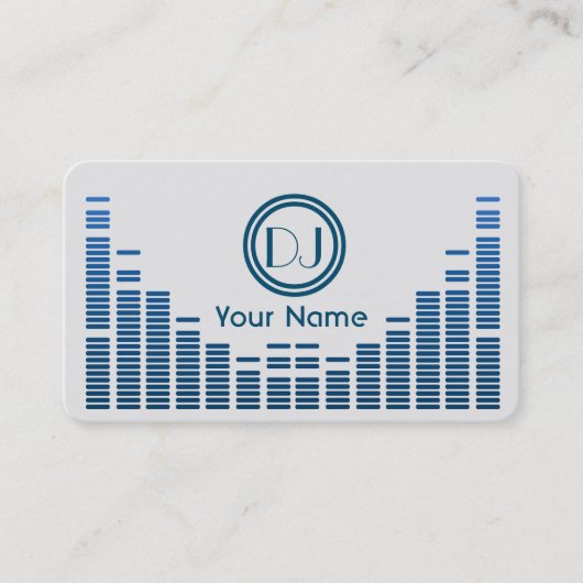 Djイコライザー音遊楽（青） 名刺 (正面)