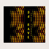 DJイベントプランナー折りたたみ名刺 名刺 (外部フラット)