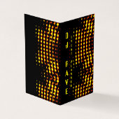 DJイベントプランナー折りたたみ名刺 名刺 (外部)