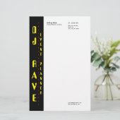 DJイベントプランナー文具 便箋 (スタンド正面)