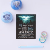 DJオンステージ、DJ、クラブイベント広告ズ チラシ (シングル)