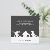 DJカスタマイズパーティー オーダーメイド招待状 招待状 (スタンド正面)