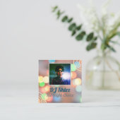 DJカスタマイズ名刺  スクエア名刺 (スタンド正面)