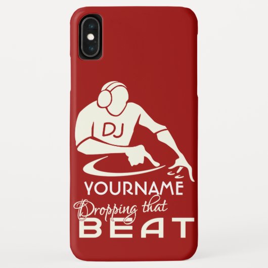 DJカスタムネーム&カラー携帯ケース Case-Mate iPhoneケース (裏面)
