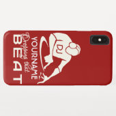 DJカスタムネーム&カラー携帯ケース Case-Mate iPhoneケース (裏面(横))