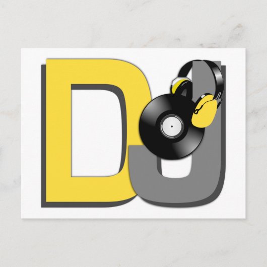 DJカスタムポストカード ポストカード (正面)