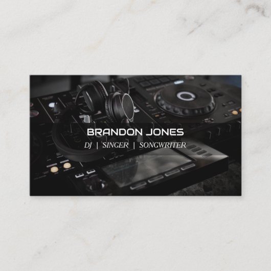 DJカスタム 名刺 (正面)