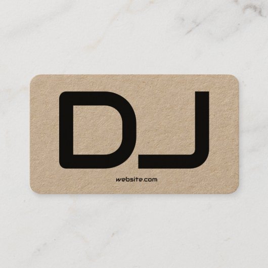 DJカスタムQRコード名刺 名刺 (正面)
