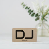 DJカスタムQRコード名刺 名刺 (スタンド正面)