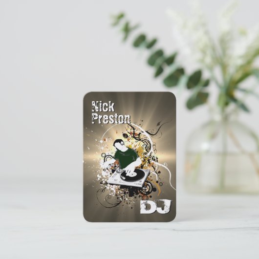 DJカッコいい 名刺 (スタンド正面)